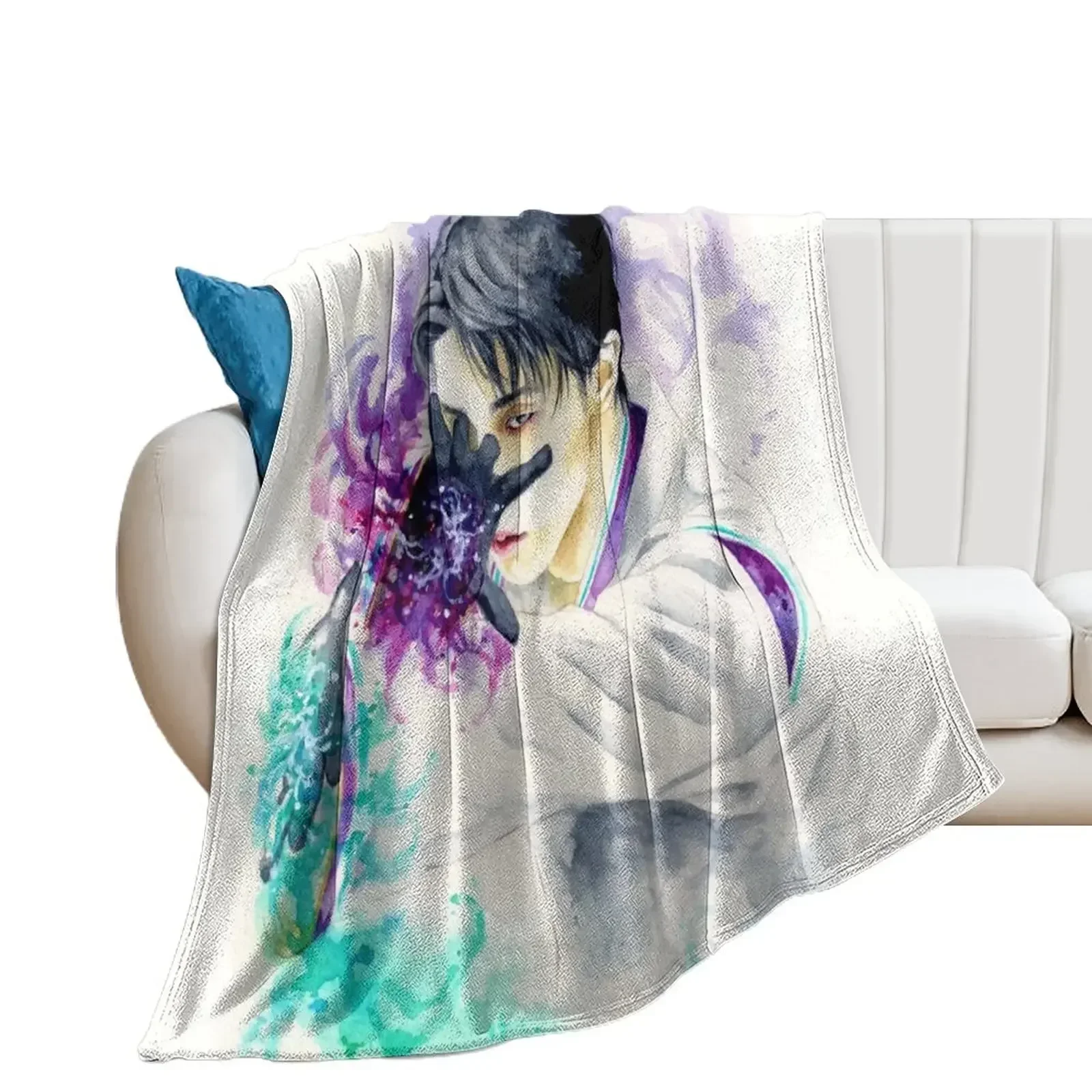 Yuzuru Hanyu - Seimei Throw Blanket Large Decorative Throw Blankets