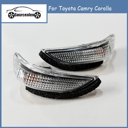 New Vehicle Car 2Pin Left Is Cab/ Right Side Is Co-pilot Mirror Indicator Turn Signal Light Lamp Bulb for Toyota Camry Corolla