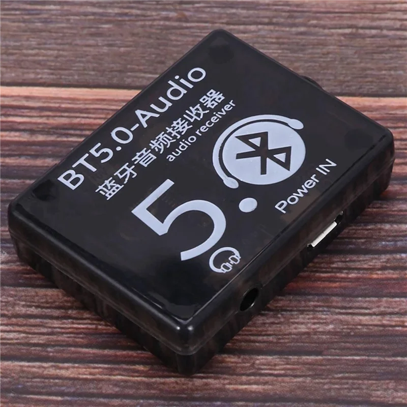 A99E-2X BT5.0 Penerima Audio MP3 Bluetooth Dekoder Speaker Lossless Papan Amplifier Audio dengan Casing + Kabel Audio AUX DC3.7-5V