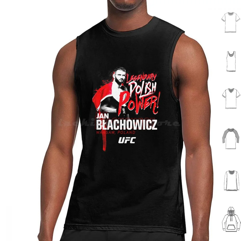 U F C Men'S Jan Blachowicz Polish Tank Tops Vest Sleeveless U F C Mens Jan Blachowicz Polish Love Cool Funny