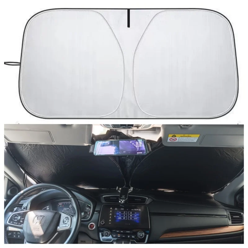 

Car Windshield Sun Shade Cover Foldable Front Window Sun Visor Blocks UV Refletive Car Parasol Sunshade Protector Cover