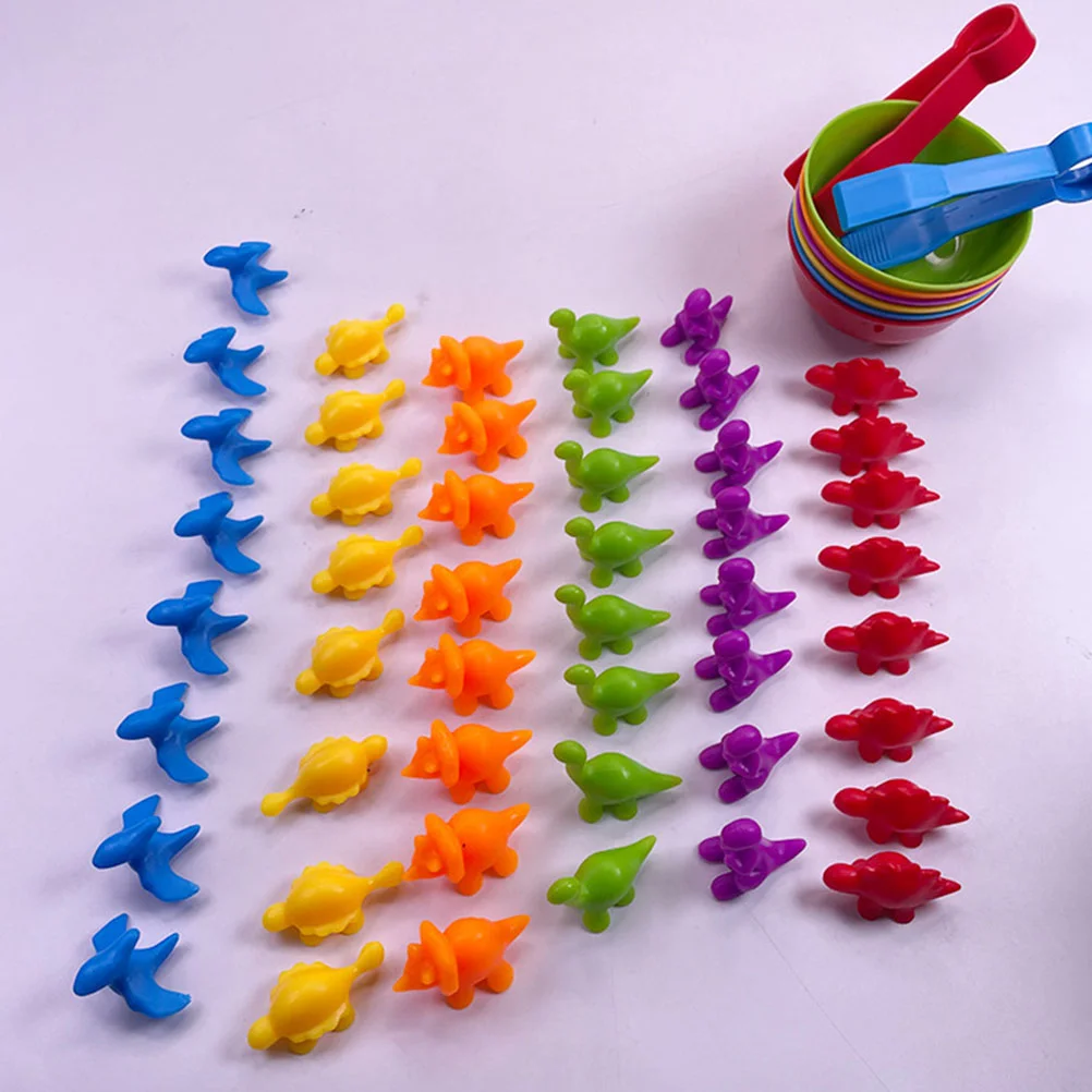 

Dinosaur Math for 3-5 Puzzle Counting Ages Educational Matching Games Soft Rubber Preschool Toddler