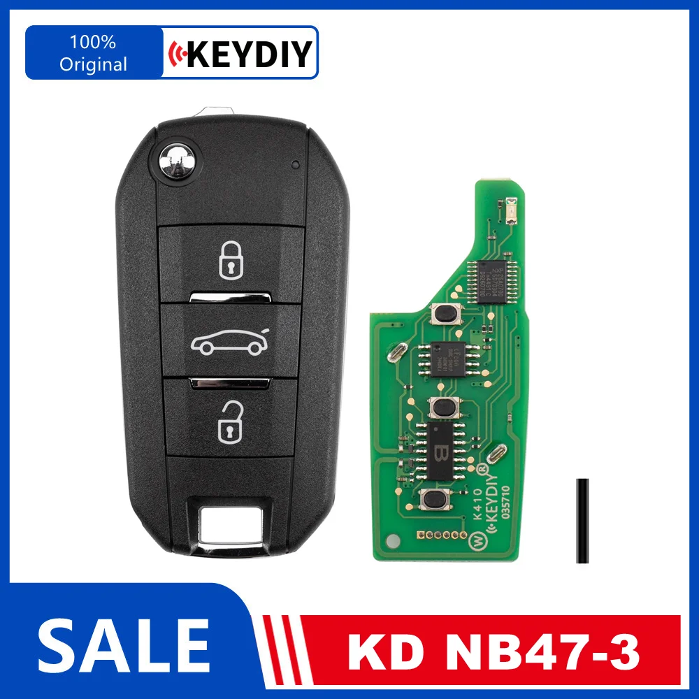 1/2/5 قطعة KEYDIY KD NB47 مفاتيح تحكم عن بعد عالمية للسيارة 3 أزرار لنوع بيجو #1