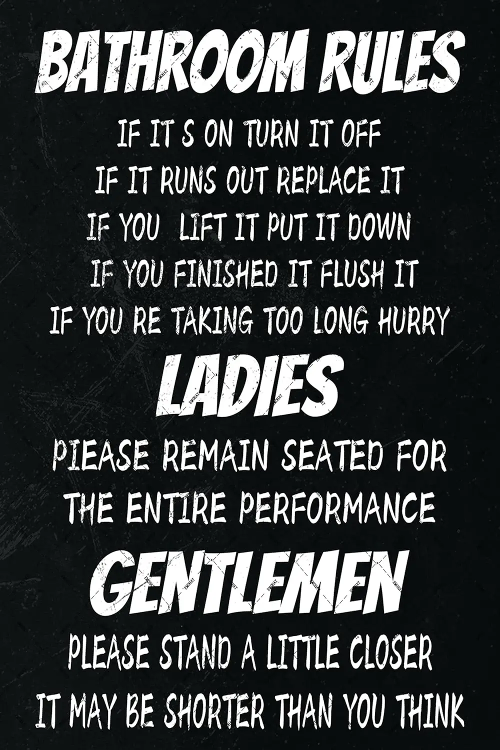 K1,Bathroom Rules M… - image