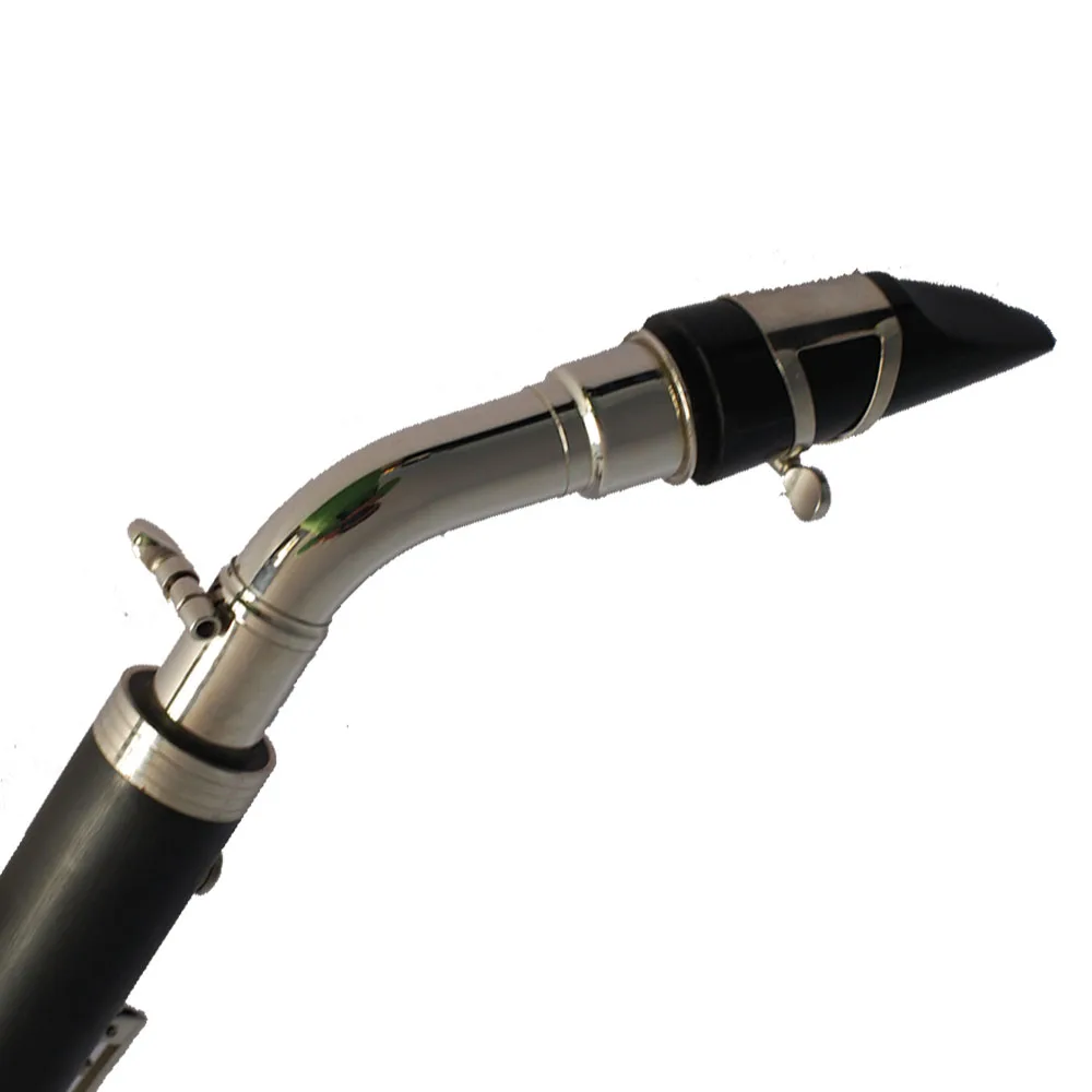 Eb Tone 17‑Key Hard Rubber Alto Clarinet Nickel Plated Woodwind Instrument For Band Practice And Stage Performance