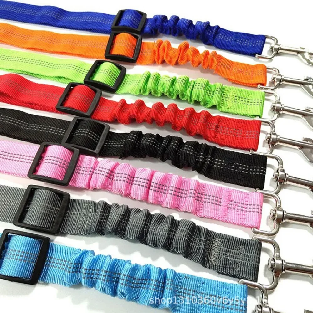 Gordel Auto Voor Hond Reflecterende Singels Veiligheidslijn Rekbare Intrekbare Leash Nieuwe Huisdier Auto Kat Leash Hond Harnas En Leash Set