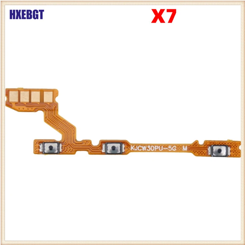 For Honor X7 Power Switch Button Volume Key Flex Cable Magic X7 Smartphone Repair Parts