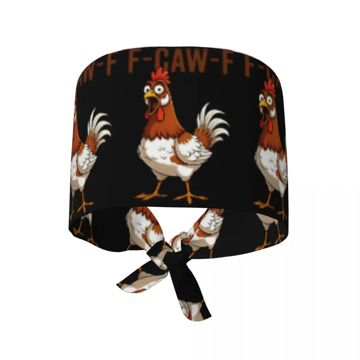 Arbeits-Peelings-Mütze, F Caw, F-Huhn, Stillmütze für Männer und Frauen, Arbeitsmütze zum Binden, weiche, bequeme, grafische medizinische Mütze