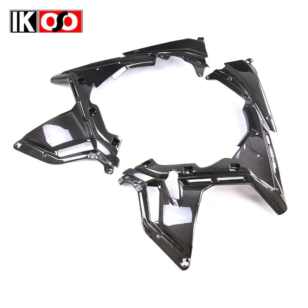 For Aprilia RSV4 2021 + Motorcycle Side Spoiler Frame Cover Side Panels Pure 3K Carbon Fiber Fairing Modification Accessories