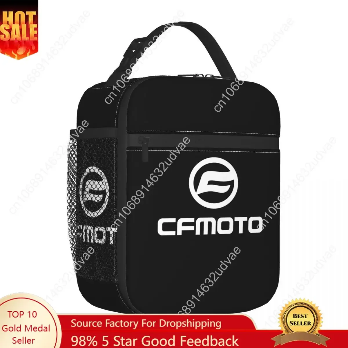 Insulated Lunch Bag Cfmoto Motorcycle Product Lunch Container New Arrival Thermal Cooler Bento Box For School