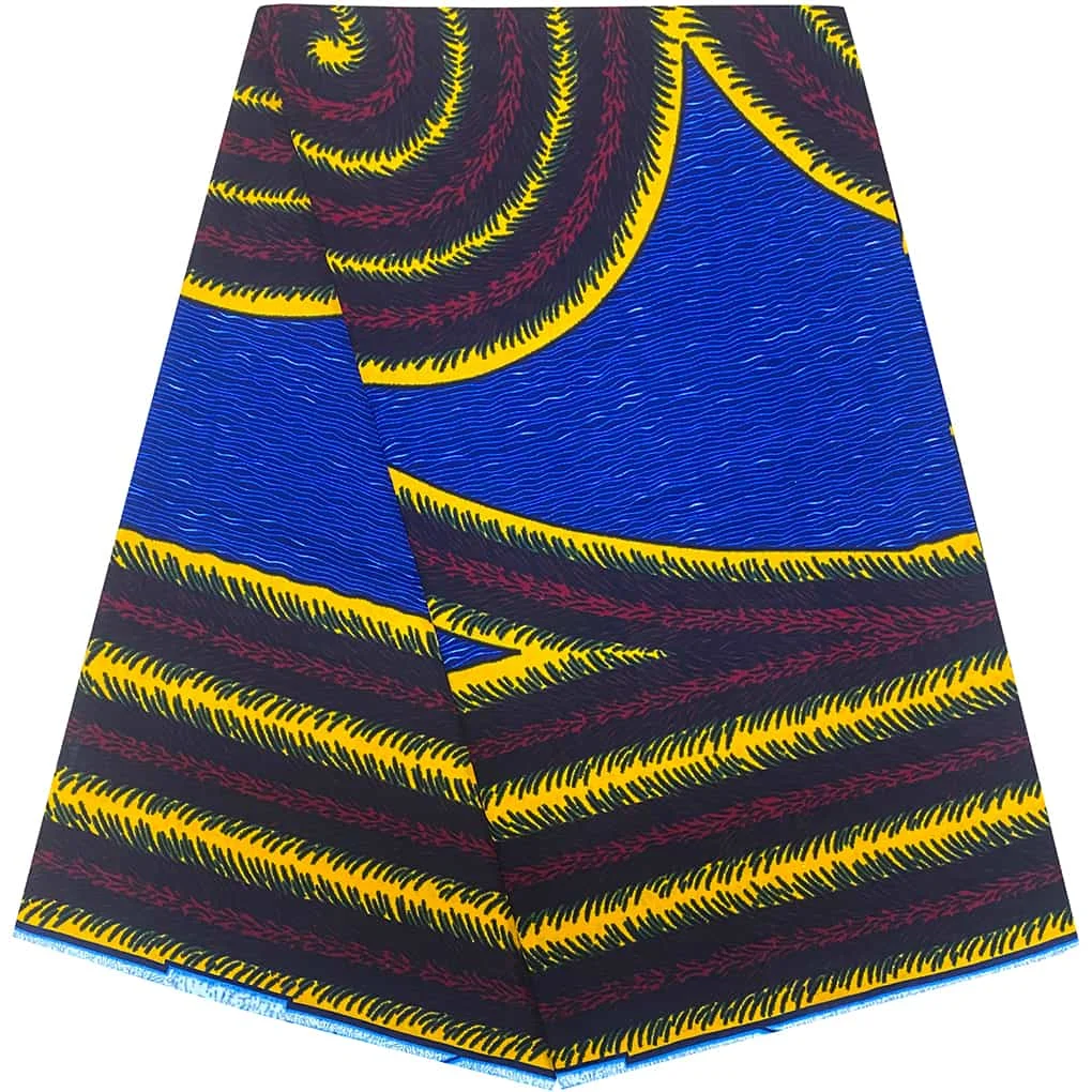 

Geometric Patterns Lively 100% Cotton African Print Wax Fabric for Ethnic Garment Craft