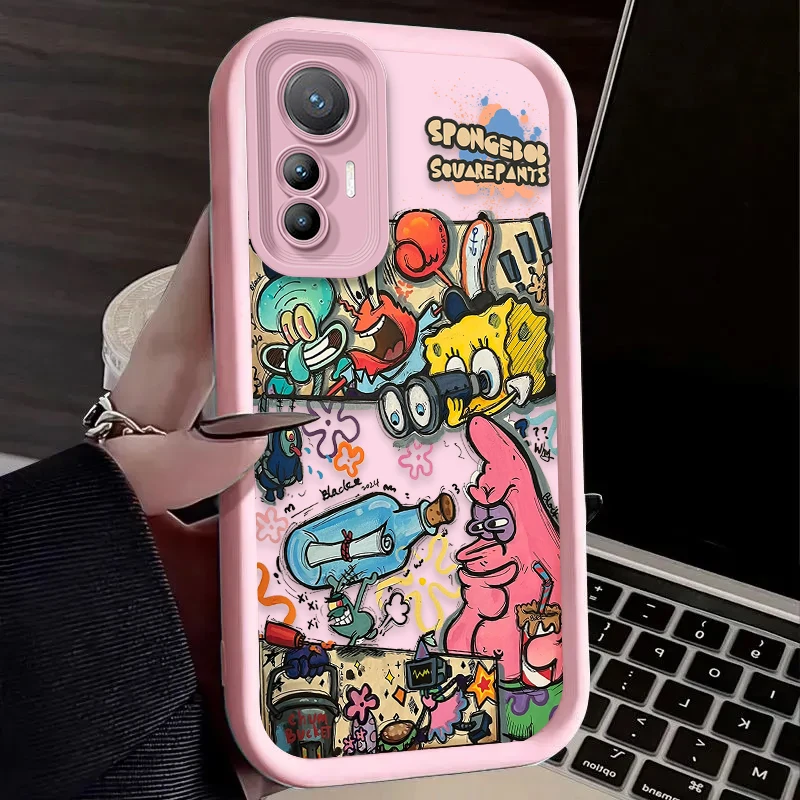 SpongeBob Dolls Shockproof Full Case for Xiaomi Poco F7 F6 F5 F4 F3 M5s C65 C75 C71 X7 X6 X5 X4 GT X3 NFC M7 M6 Pro 4G 5G Cover view 5