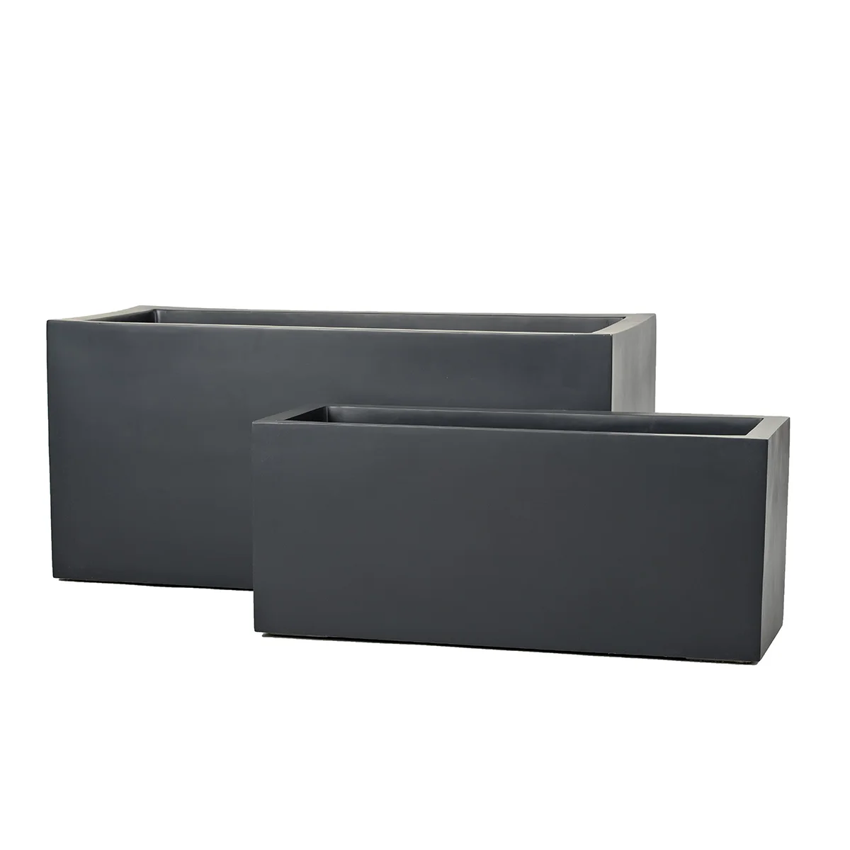 

Large Rectangular Europe Style Flower Pots Outdoor Light Weight Durable Planter Box with Carton Package for Garden Home Nursery