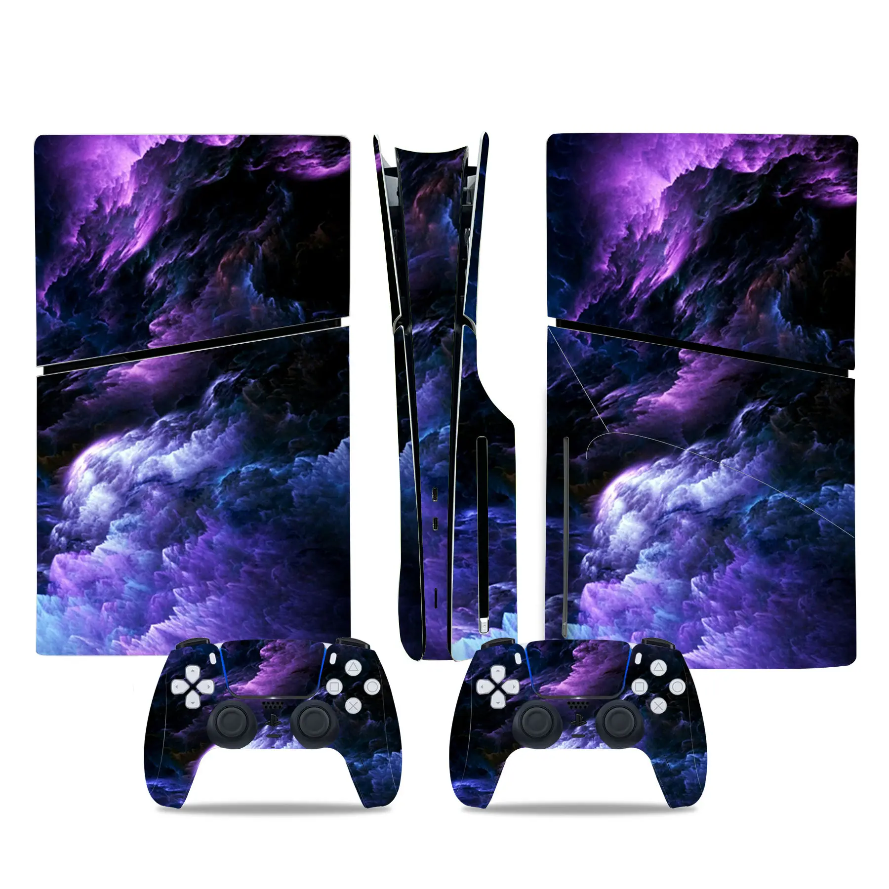 Piel de controlador personalizada para Ps5, pegatina de controlador de disco, cielo estrellado, venta al por mayor