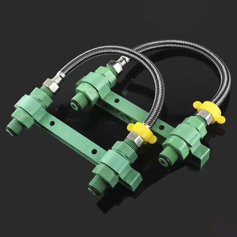 1-10pcs 1/2" PPR Faucet Holder Shower Male Thread Tap Fixed Double Mixed Valve Opening Locator Level Location Pressure Male Plug