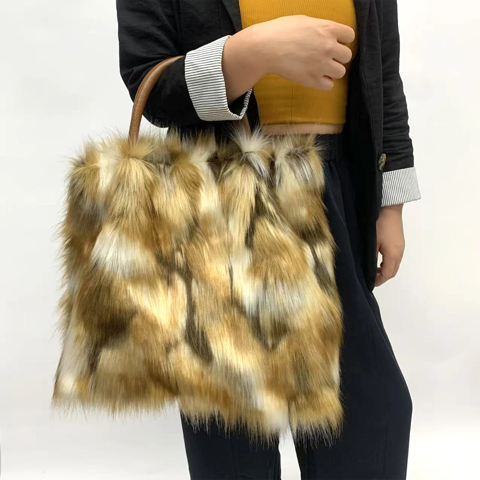 Grande Borsa a Tracolla in Pel - Interior Design Warm recensione e prezzo