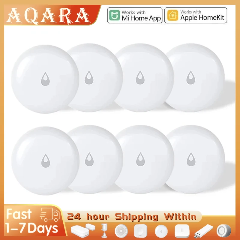 Aqara IP67 Water Leak Sensor Zigbee Water Immersing Sensor Detector Alarm Security Soaking Sensor Smart Home Works With Mi Home