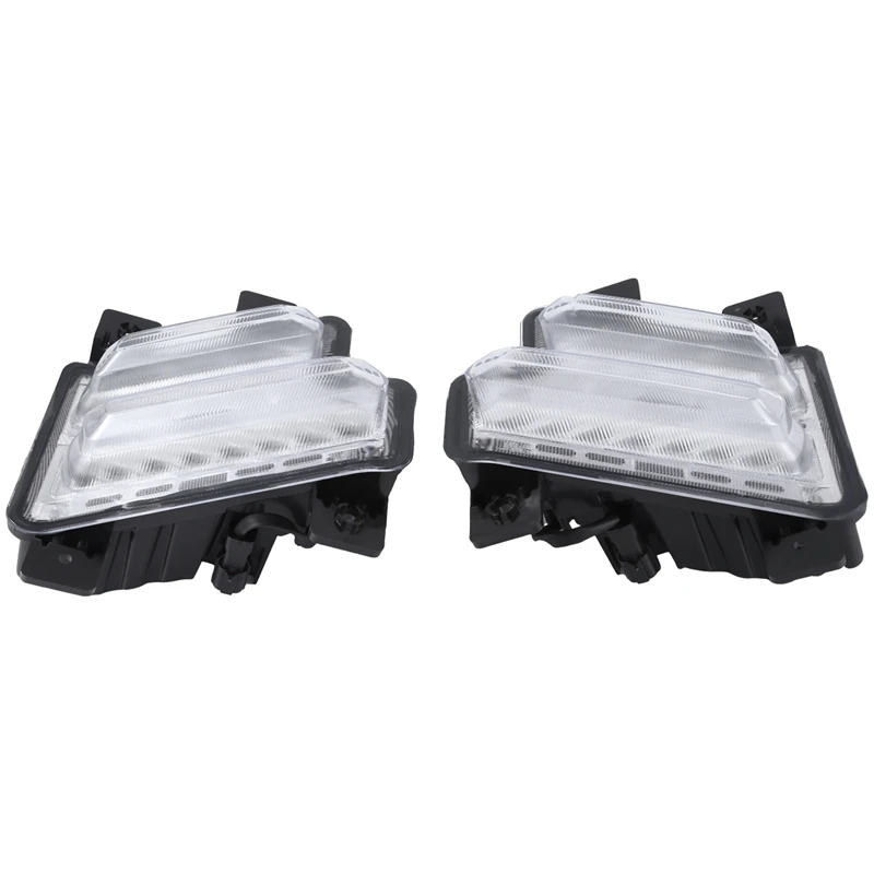 B-M Car Daytime Running Lamp Assembly LED DRL Front Driving Siganl Light For Chery Tiggo 5X/7 2020 Tiggo E 2021Parts 605000268AA