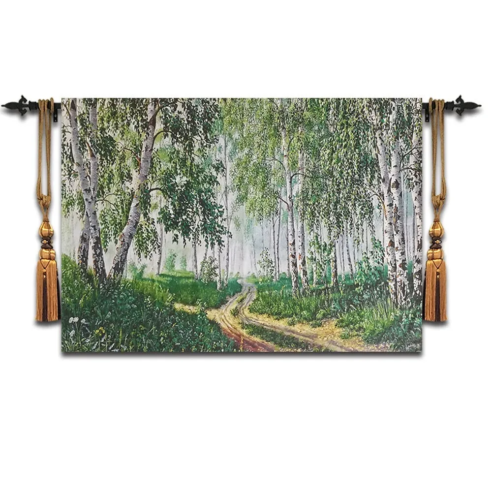 Gobelin Fabric Jacquard Tapestry Living Room Sofa Background Wall Mural Landscape Hanging Painting