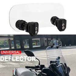 New Motorcycle Adjustable Wind Screen Windshield Spoiler Air Deflector For BMW R1200GS R1200GS For KAWASAKI For YAMAHA For KYMCO