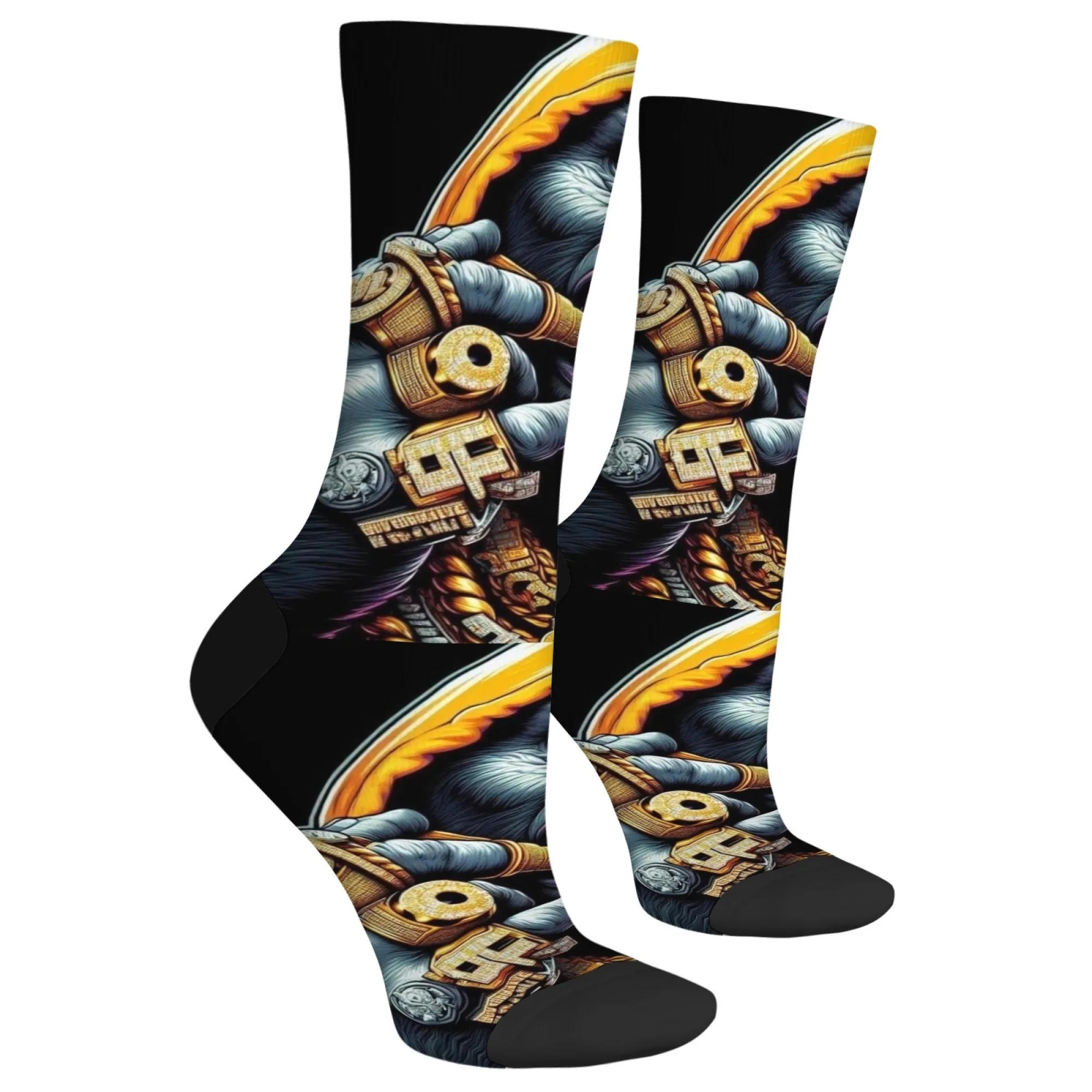 Calzini divertenti stile gorilla alla moda, comodi calzini da donna antiscivolo traspiranti, calzini da uomo sportivi casual hip-hop Harajuku regalo