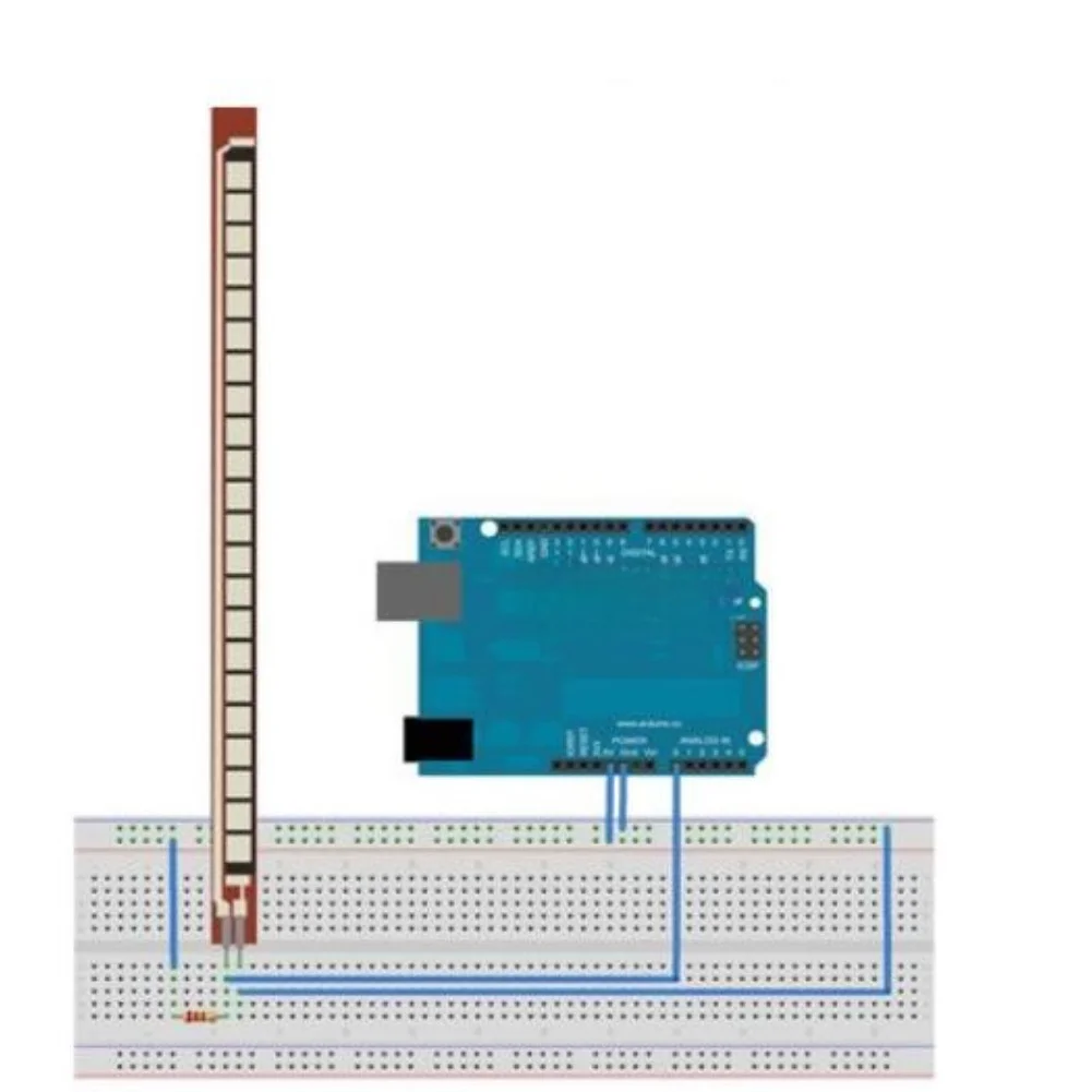 Flex-Bending Sensor Robotic Electronic Hand Glove Development Kit 60K-110K Ohm Resistance Change PCB Module For Arduino