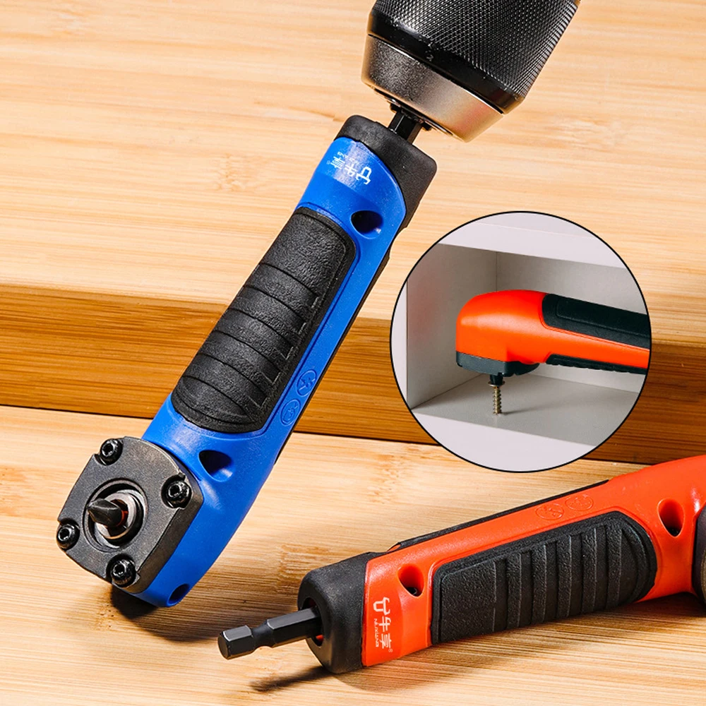 Right Angle Attachment Electric Screwdriver Repair 90 Degree Corner Device Screwdriver Socket Adapter Drill Bit Corner Adapter