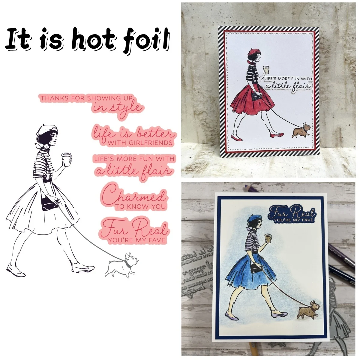 

Girl Hot Foil Metal Cutting Dies for DIY Making Card Scrapbook Embossed Paper Album Craft Supplies Template Decoration 2025 New