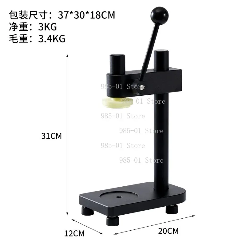 Commercial Manual Can Sealing Machine, Milk Tea Juice Bottle Sealing Equipment for Shop and Stall Use
