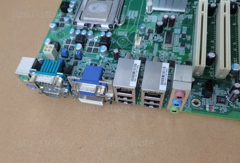 EL620 EL620‑C Industrial Motherboard, 3‑ISA Slot Industrial Control Board, Come With CPU, Good Physical Condition