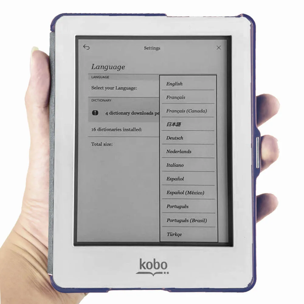 Etui na czytnik Kobo Glo HD 6.0 cala Model N437 Skórzana obudowa Kobo Touch 2.0 Model N587 Pokrowiec na książkę — zdjęcie produktu 5