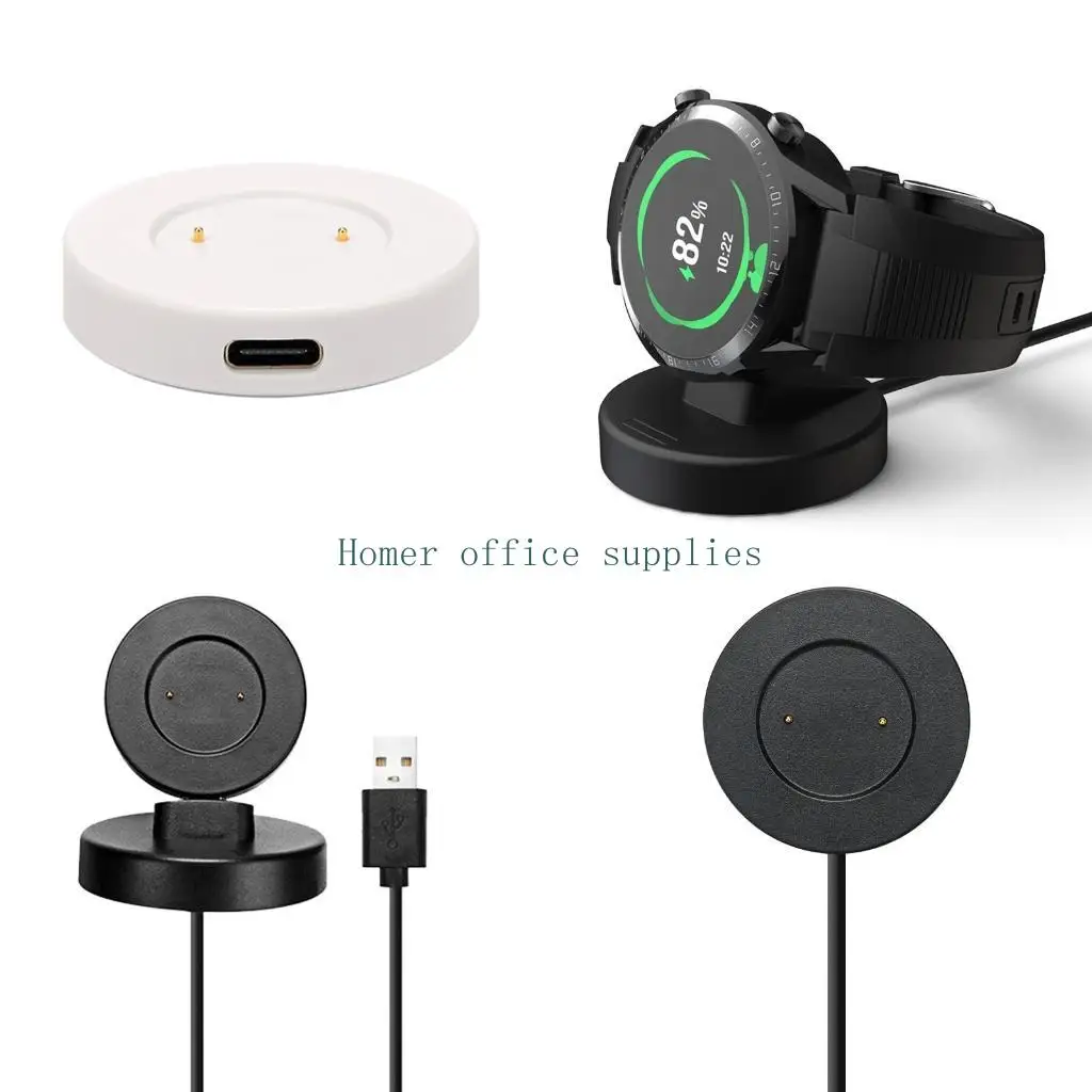 

K43B адаптер питания магнитный кронштейн для шнура зарядного устройства подходит для GT2e GT2 42 мм 46 мм 1/2 портативный