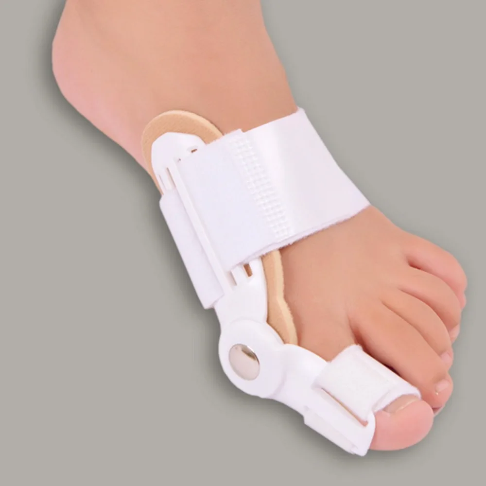 Corrector de Hallux Valgus, Corrector de hueso del pie grande, tipo de corrección del dedo gordo, separador de dedos, portátil