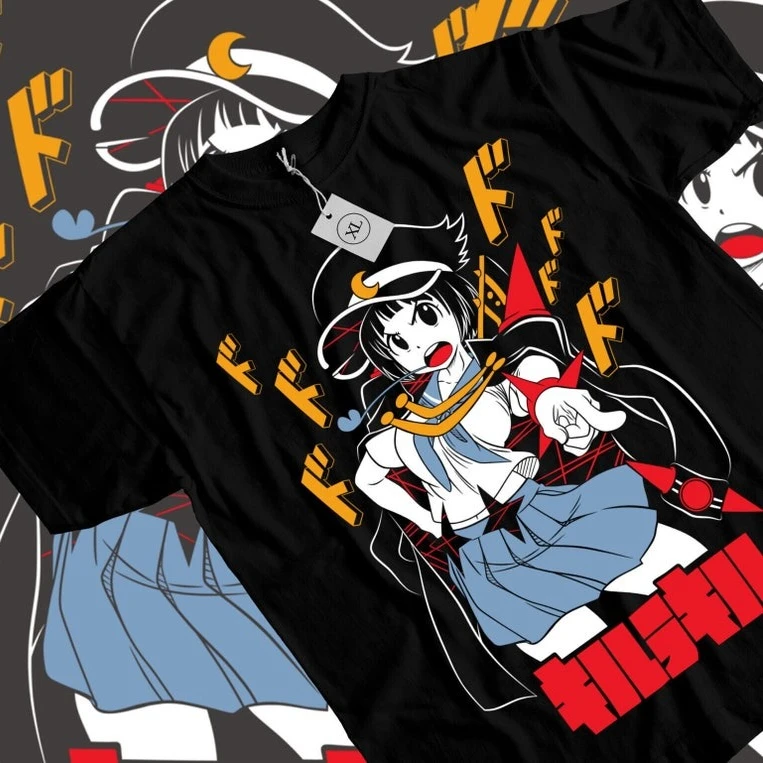 Summer Hot Sale Kill La Kill Ryuko Matoi Anime T-shirt Y2K Gothic Unisex Vintage Cotton T-shirts Harajuku Streetwear T-shirt