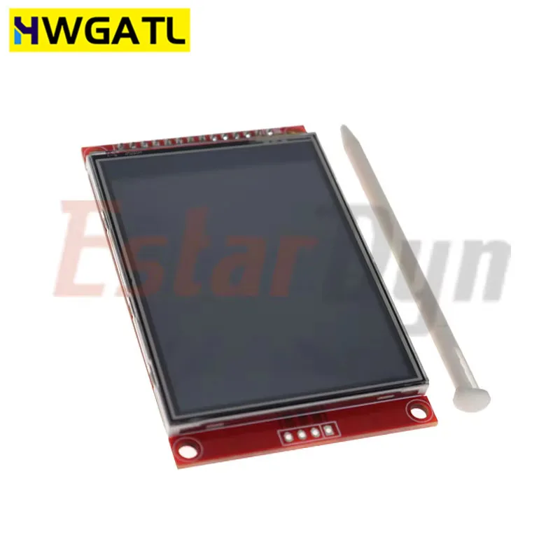 Imagem -06 - Hwgatl-smart Display Screen Drive Módulo ic 1.8 Tft 2.4 Tft 2.8 Tft Touch Display 240x320 ic Ili9341 St7789