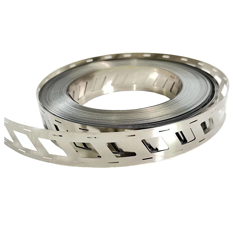 1m 2P 3P 4P dislocated nickel tape 0.15mm thick 19.5mm/22.7mm hole spacing for 18650/21700 lithium battery spot welding