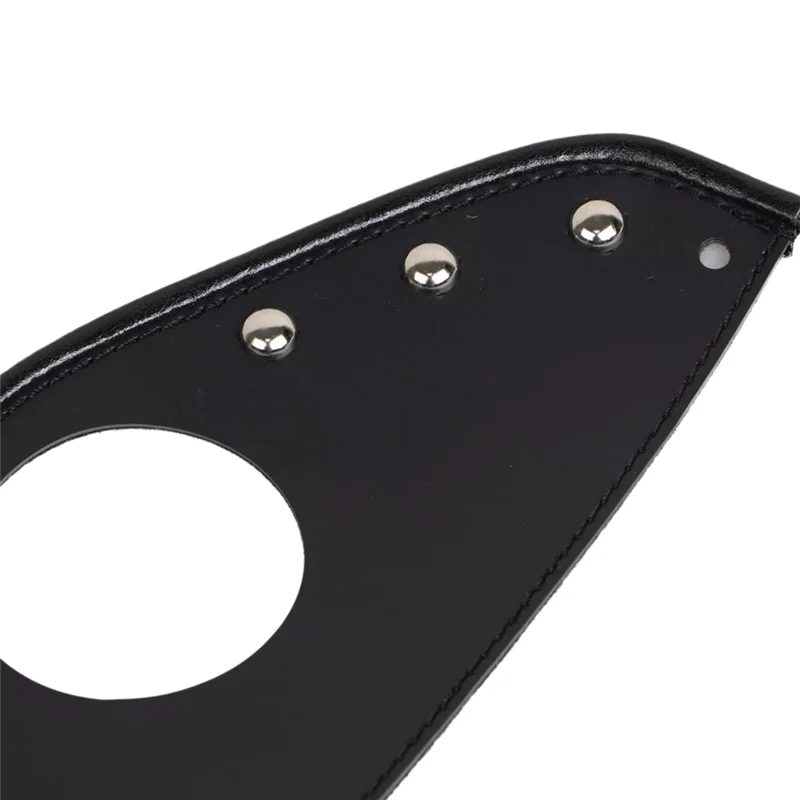 

Reliable-Motorcycle Gas Tank Panel Bib Gas Tank Panel PU Leather Black Smooth Fuel Tank Pad Panel Bib Bra Cover Fuel Tank Pad Pa