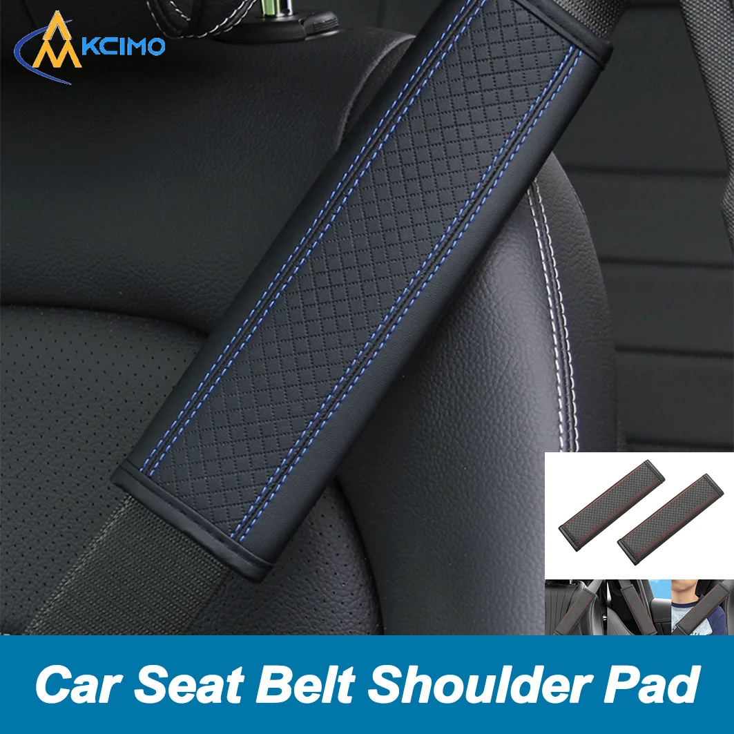 

Universal Car Seat Belt Shoulder Pad - Memory Foam Cushion for Neck Protection, Soft Comfortable Cover Reduces Friction