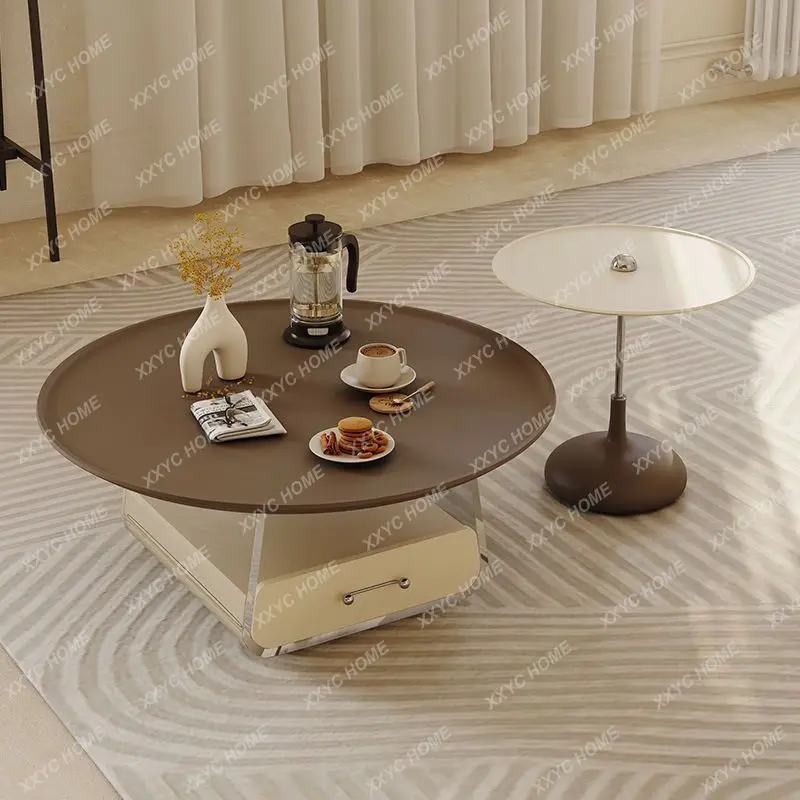 Cream wind acrylic coffee table living room home paint size combination table