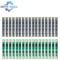 10-100PCS 1S 3.2V 3.7V 3A Lithium Li-ion BMS PCM Battery Protection Board Pcm For 18650 32650 Battery