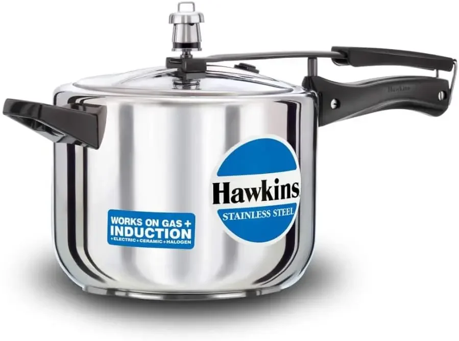 

Stainless Steel 5.0 Litre Pressure Cooker