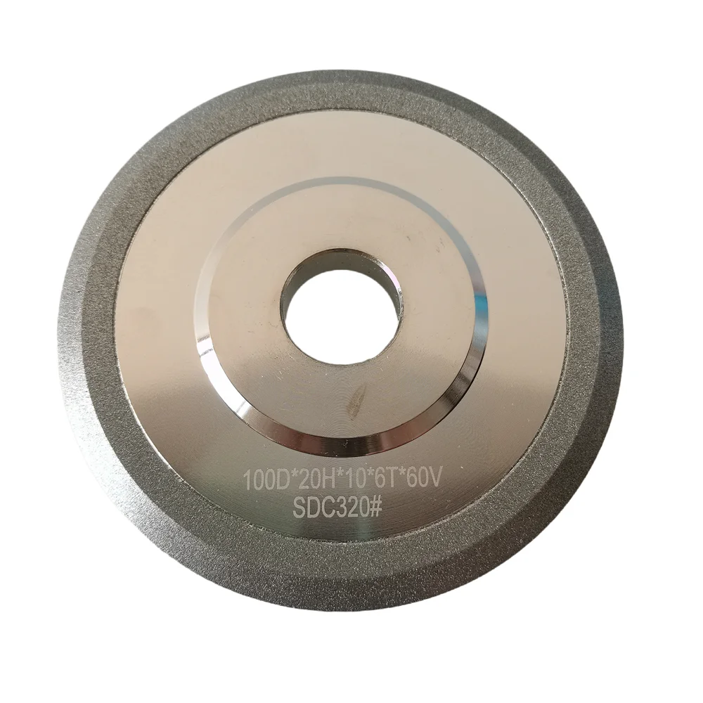 1pc Double Sided SDC Circl  60°  45° Diamond Grinding Wheel  Sharpener Disc for Carbide Metal Tungsten Steel Milling Cutter Tool