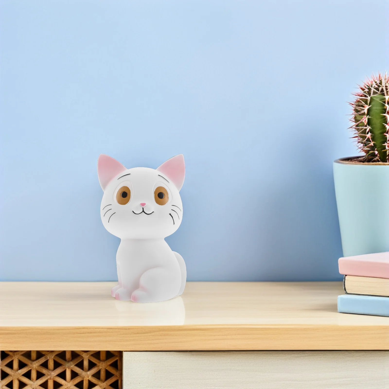 กระปุกออมสินแมวสุดสร้างสรรค์ กล่องใส่เหรียญไม่แตกหัก สำหรับเด็กชาย เด็กหญิง ของตกแต่งบ้าน ของขวัญวันคริสต์มาส วันเกิด กระปุกออมสินแมวดำ