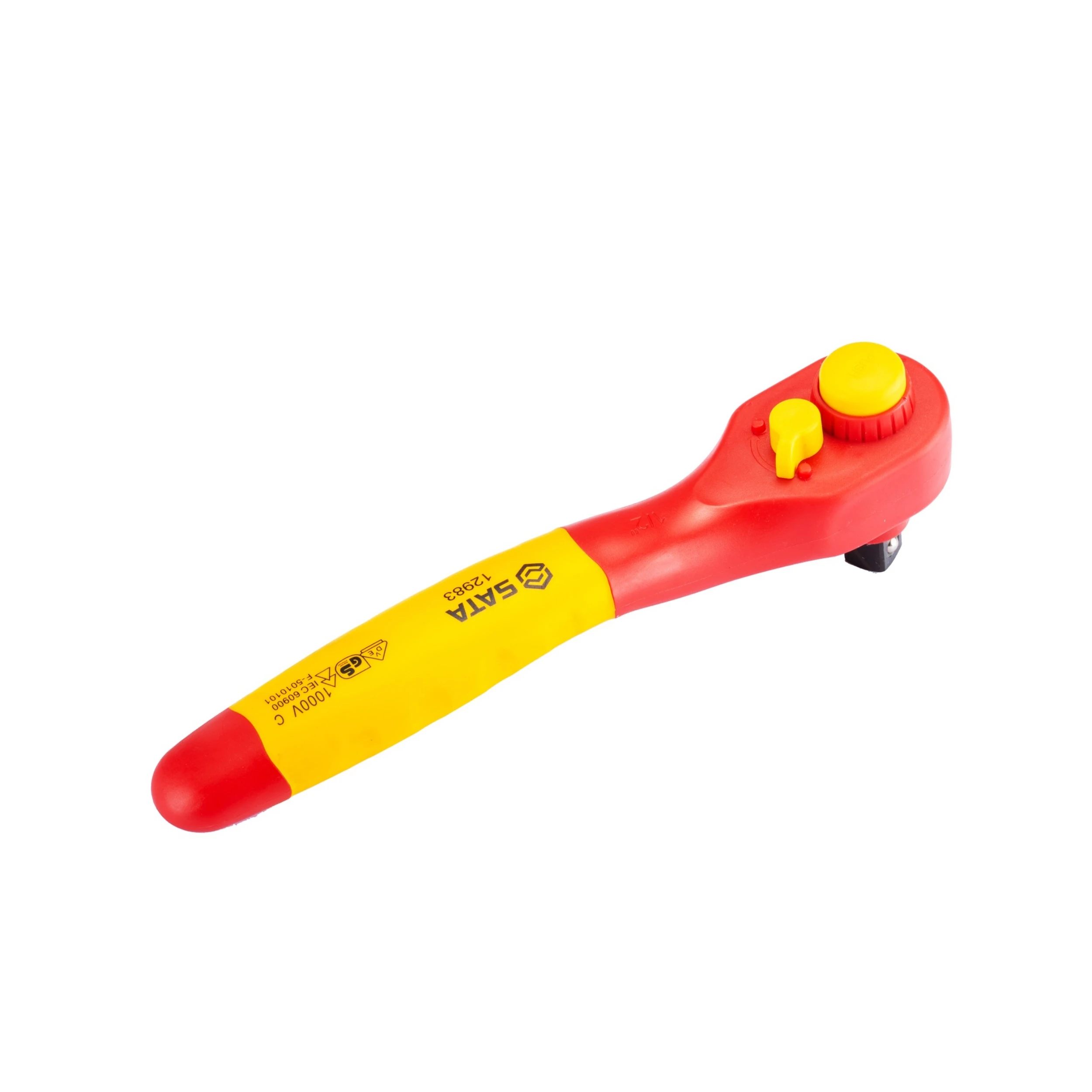 SATA 12983 12,5 ММ VDE ИЗОЛИРОВАННЫЙ РЕВЕРСИВЫЙ РАТКЕТ НАРУЧКА