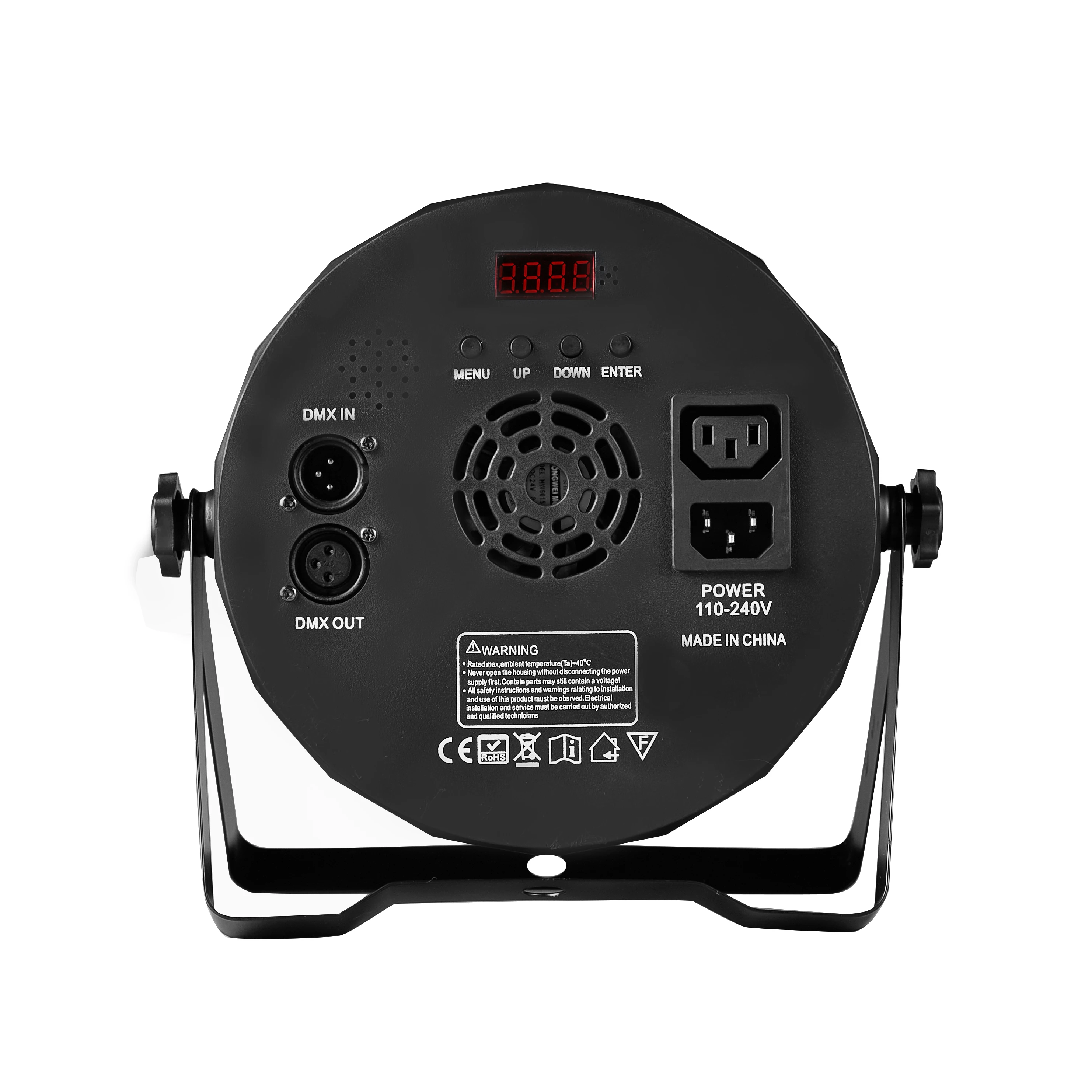 4Pcs LED PAR Light 18X18W RGBWA+UV Remote Control Disco Light Flat Par Light Family Birthday Party Theater Wedding KTV Bar image 2