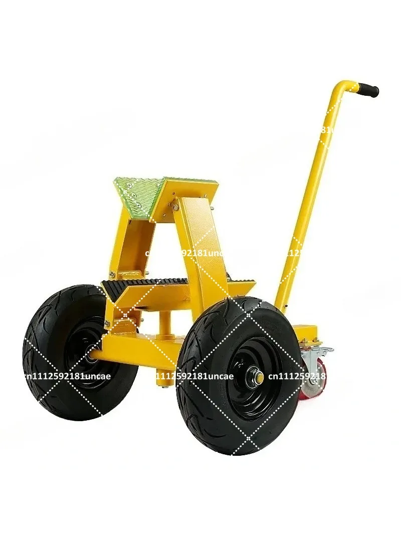 Heavy Duty Marble Handling Trolley, Automatic Plywood Truck, Large Plate Mobile Transport Cart for Industrial Use