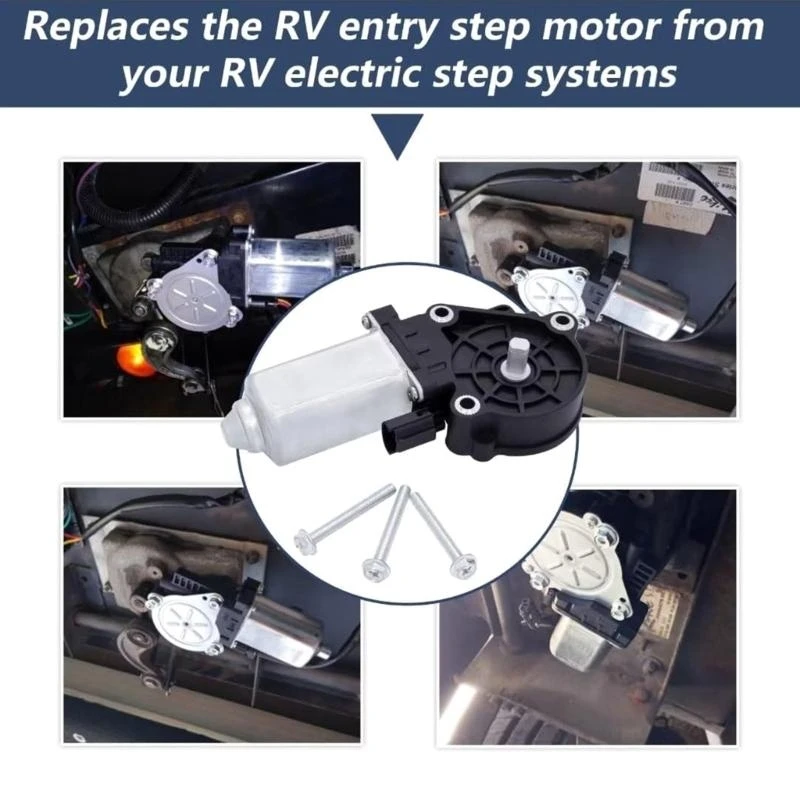 A2UC Stair Entry Step Gear Motor for Kwikee 22 23 26 28 30 31 32 33 34 35 36 37 38 39 40 & 41 1101428 366043 369506 214-1001