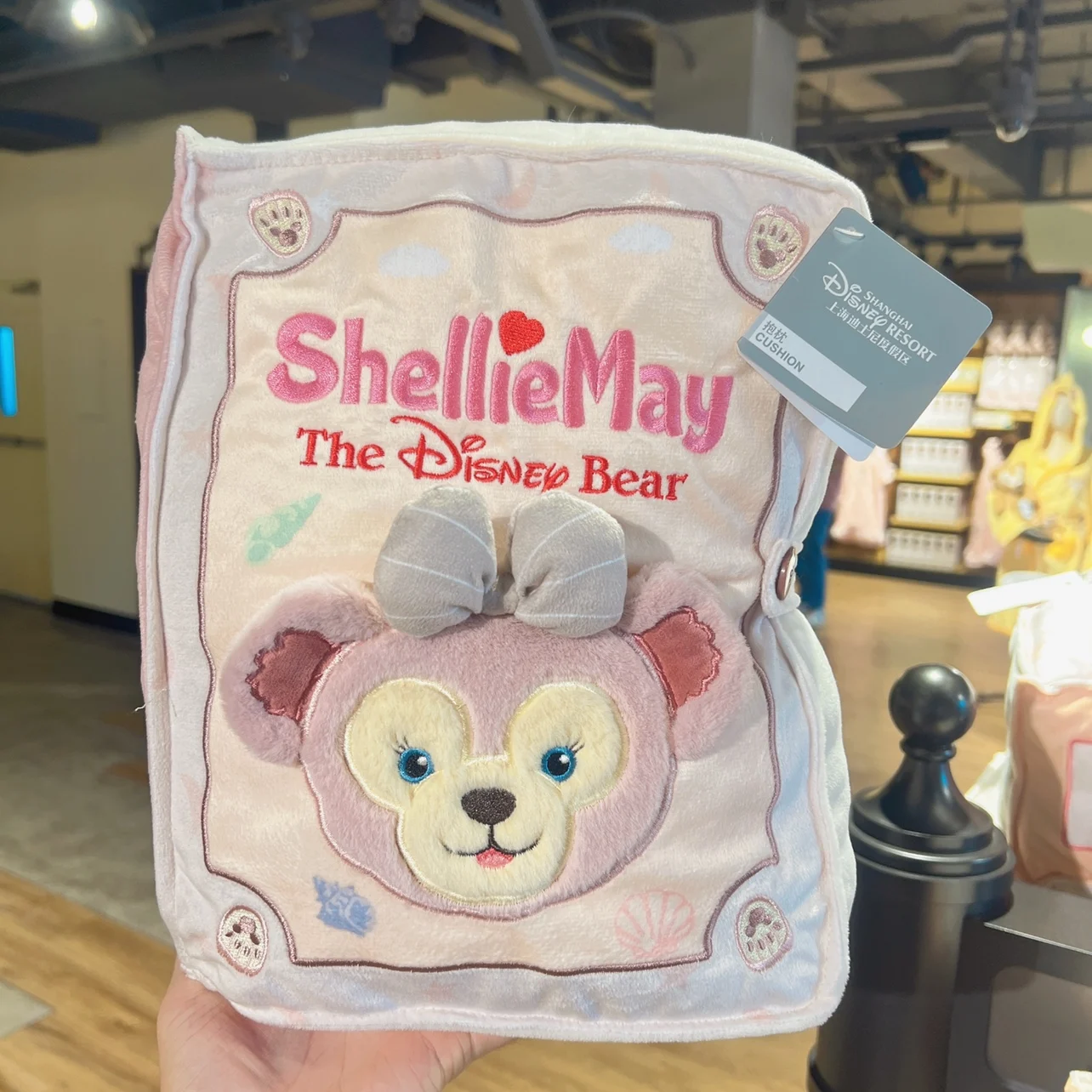 2024 New Genuine Disney Duffy Linabell Stellalou Plush Throw Pillows Fairy Book Style Pillows Birthday Christmas New Year Gift