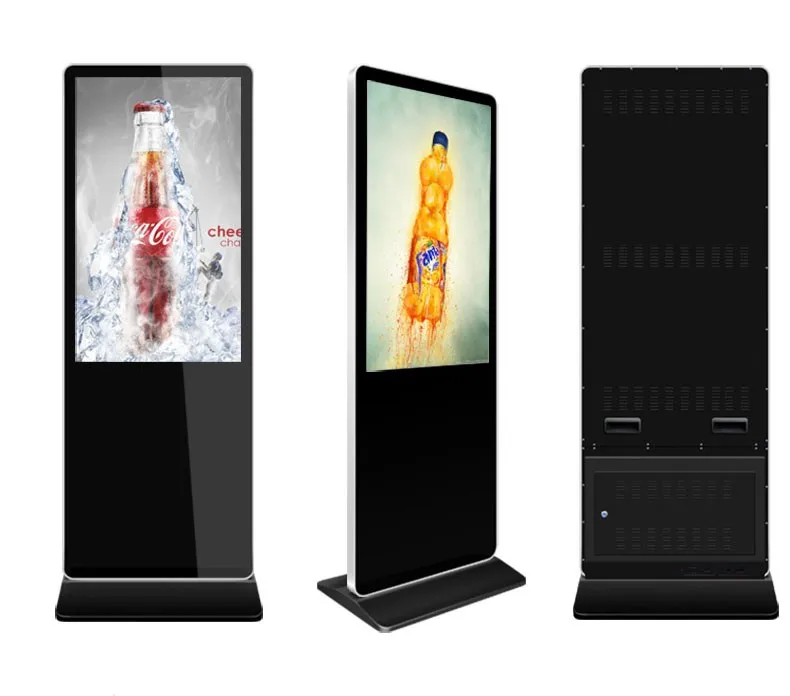 Vrijstaande 55 inch interactieve informatie Multi Touch Screen Reclame Kiosk Touchscreen Monitor (Win10 of Android OS)