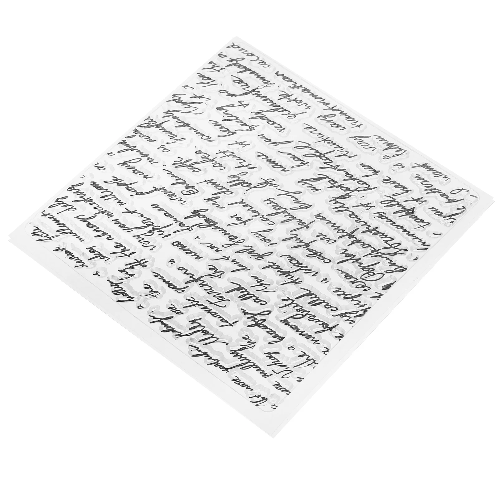 Skin-friendly Stamps Transparent Seal Notebook Decoration Clear DIY Letter Scrapbook Diary